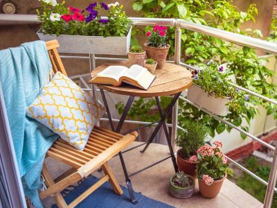 incorporate seating to design small garden space