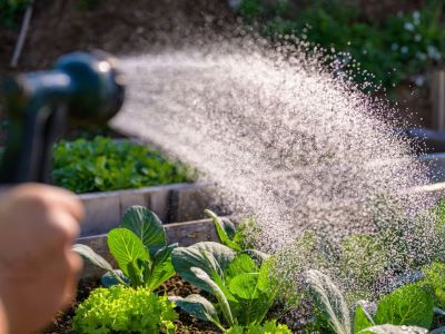 watering too much is one of the vegetable gardening mistake