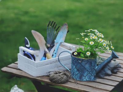 one of the fall garden checklist includes gardening tools