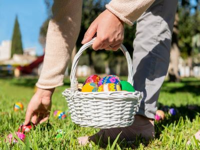 on easter sunday families engage in egg hunts, decorate eggs, and exchange them as tokens of love and hope