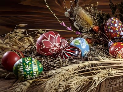 rustic theme for easter table dining