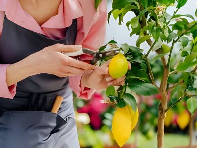 repotting lemon tree