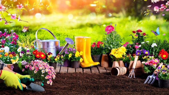 spring cleaning garden checklist