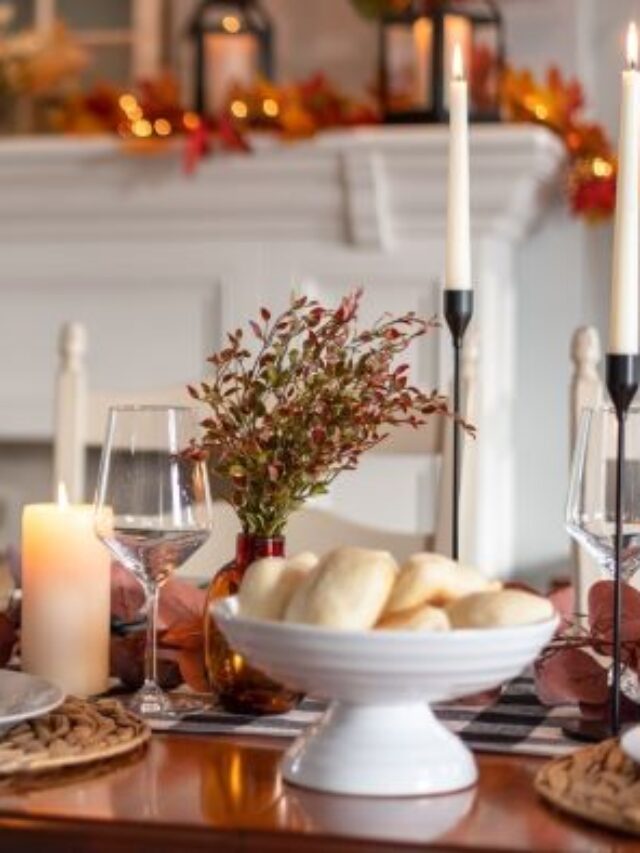 Thanksgiving Table Decor Ideas With Houseplants!